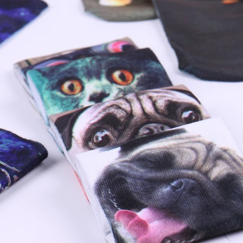 3D Socks European and American Personalized Harajuku Short Socks Gedrukte sokken 3D Socks European and American Personalized Harajuku Short Socks Gedrukte sokken