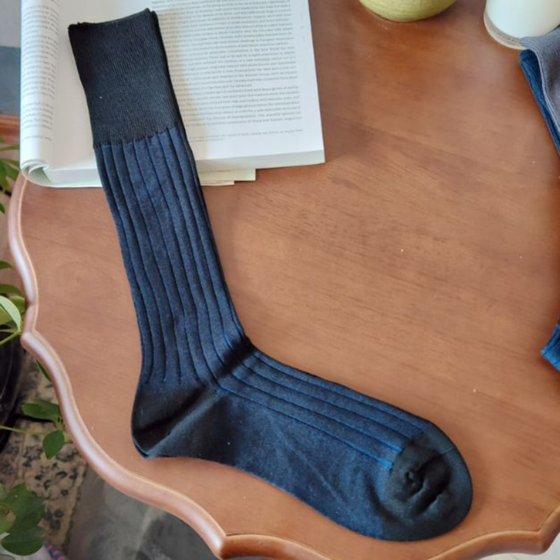 Dubbele naald zakelijke voetbalsokken Dubbele naald zakelijke voetbalsokken