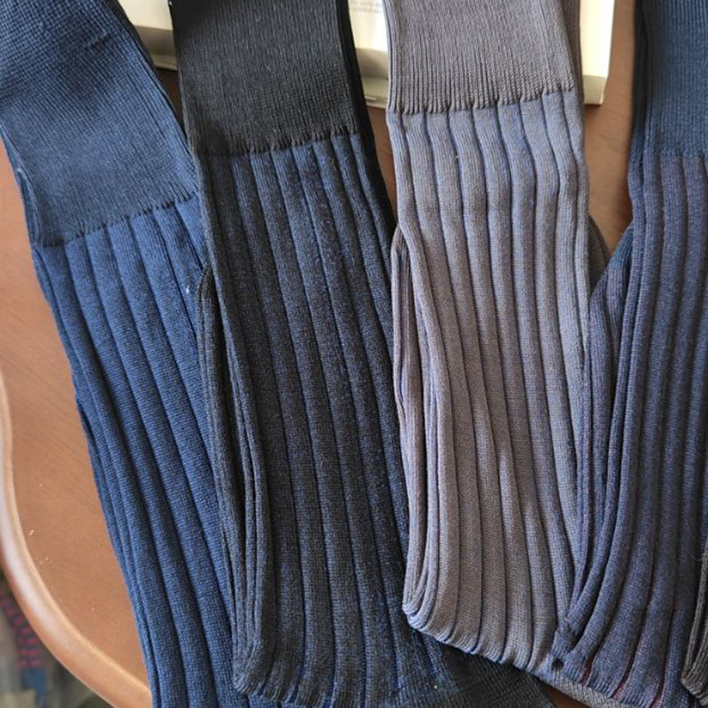 Dubbele naald zakelijke voetbalsokken Dubbele naald zakelijke voetbalsokken