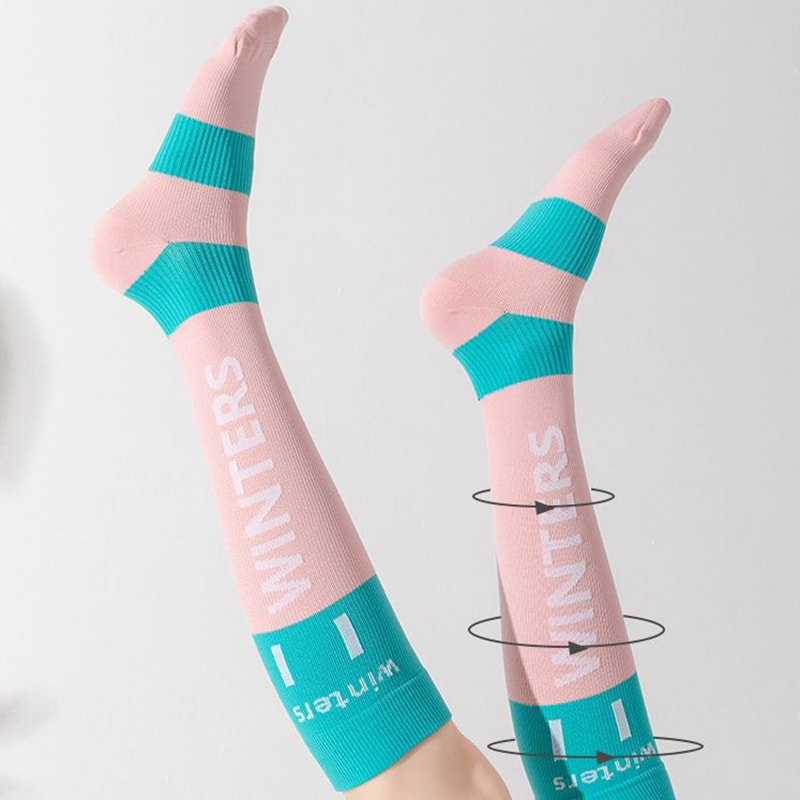 Sportspieren kunnen sokken comprimeren voor professionele fitness van vrouwen, hardlopen, touw overslaan, druk, afslankpoten, kuit sokken Sportspieren kunnen sokken comprimeren voor professionele fitness van vrouwen, hardlopen, touw overslaan, druk, afslankpoten, kuit sokken