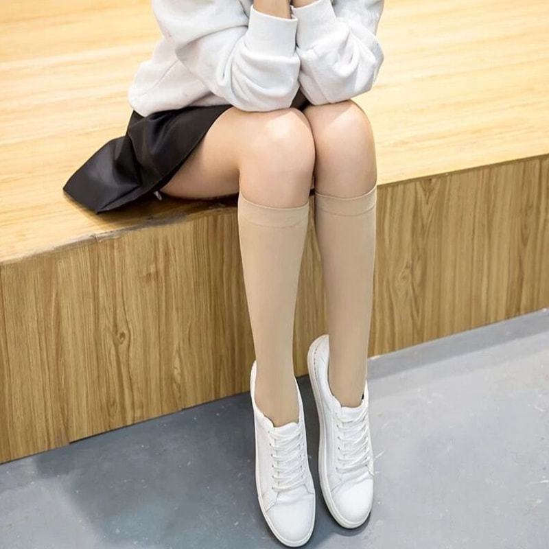 Velvet dunne zomer jk dames sokken lange buis sokken kuit sokken Velvet dunne zomer jk dames sokken lange buis sokken kuit sokken