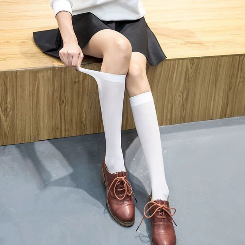 Velvet dunne zomer jk dames sokken lange buis sokken kuit sokken Velvet dunne zomer jk dames sokken lange buis sokken kuit sokken