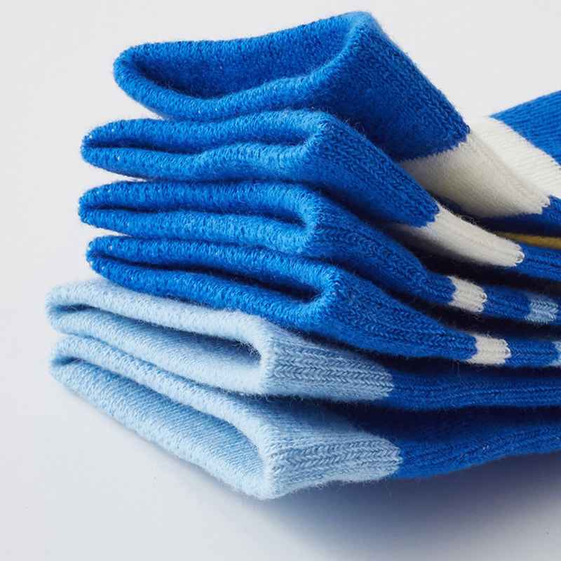 Kinder sokken Klein Blue Letter Heren Cotton Socks College Style Ademend midden Tube Sokken Kinder sokken Klein Blue Letter Heren Cotton Socks College Style Ademend midden Tube Sokken