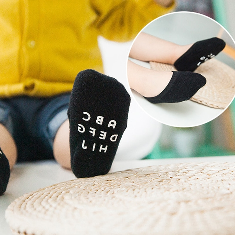 Ondiepe mond onzichtbare kinderboten, dunne katoen, anti slip babysokken, kindersokken, gekamd katoen Ondiepe mond onzichtbare kinderboten, dunne katoen, anti slip babysokken, kindersokken, gekamd katoen